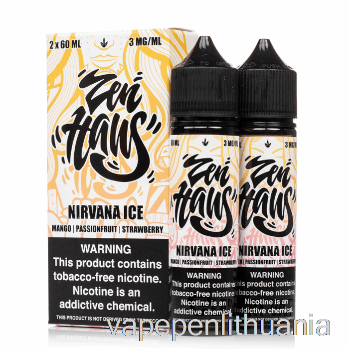 Nirvana Ledas - Zen Haus - 120ml 3mg Vape Skystis